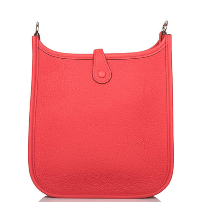 Hermes Bougainvillea Clemence Evelyne TPM Bag Palladium Hardware