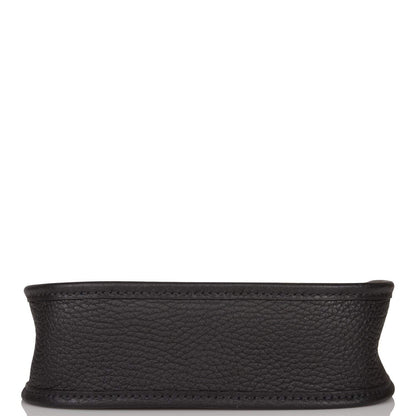 Hermes Black Clemence Evelyne TPM Bag Gold Hardware