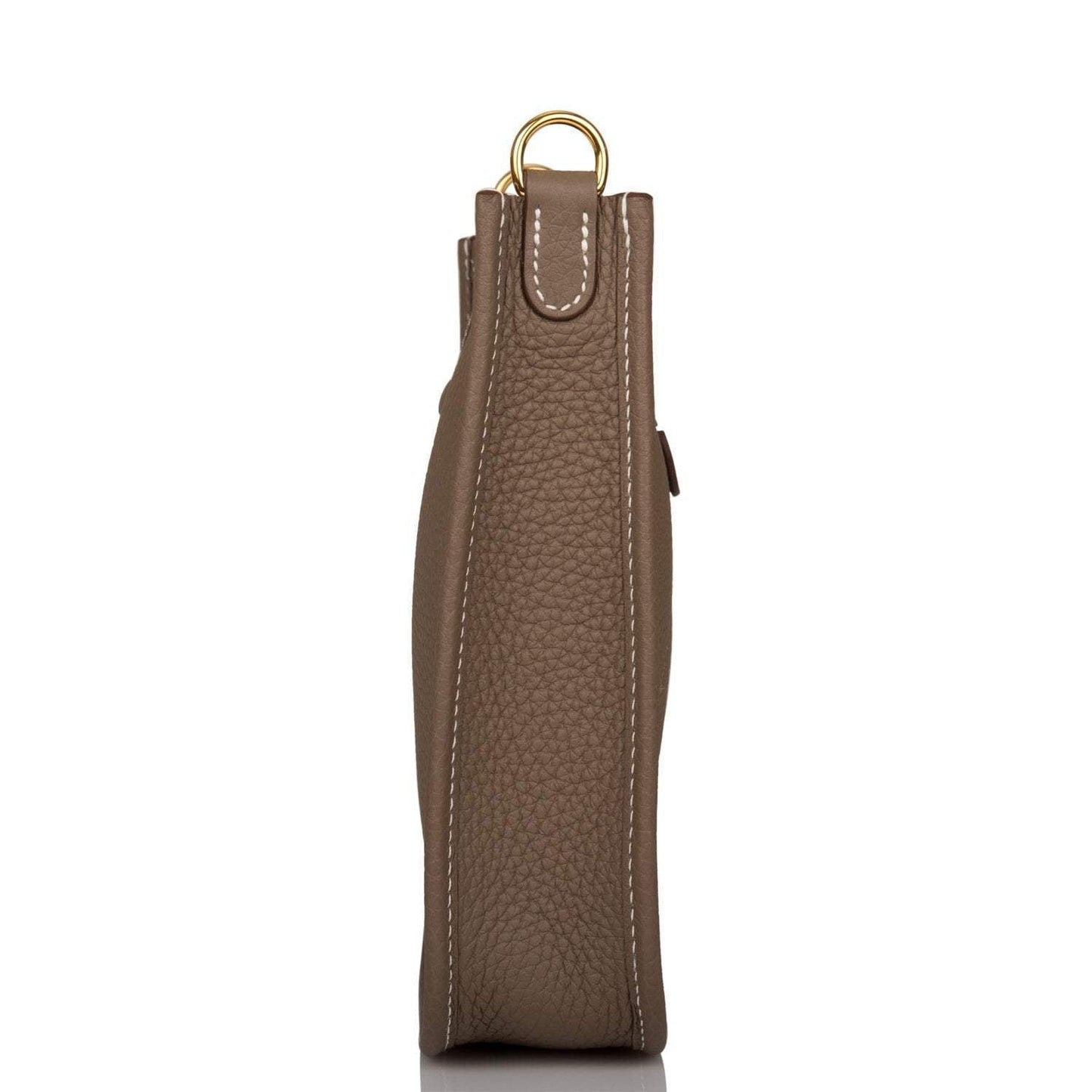 Hermes Evelyne TPM Etoupe Clemence Bag Palladium Hardware