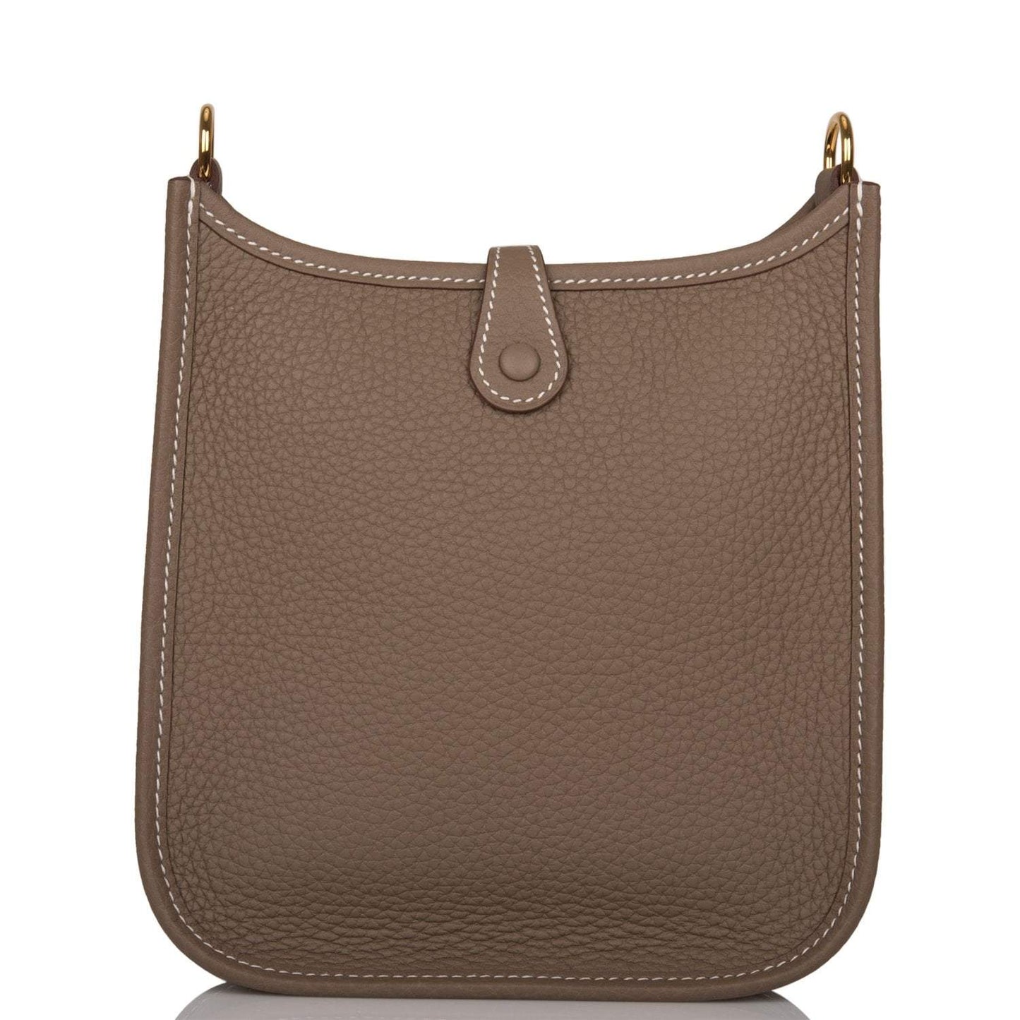 Hermes Evelyne TPM Etoupe Clemence Bag Palladium Hardware
