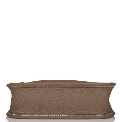 Hermes Evelyne TPM Etoupe Clemence Bag Palladium Hardware