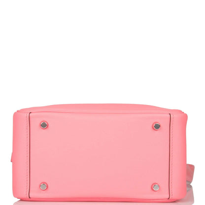 Hermes Mini Lindy Rose D'Ete Swift