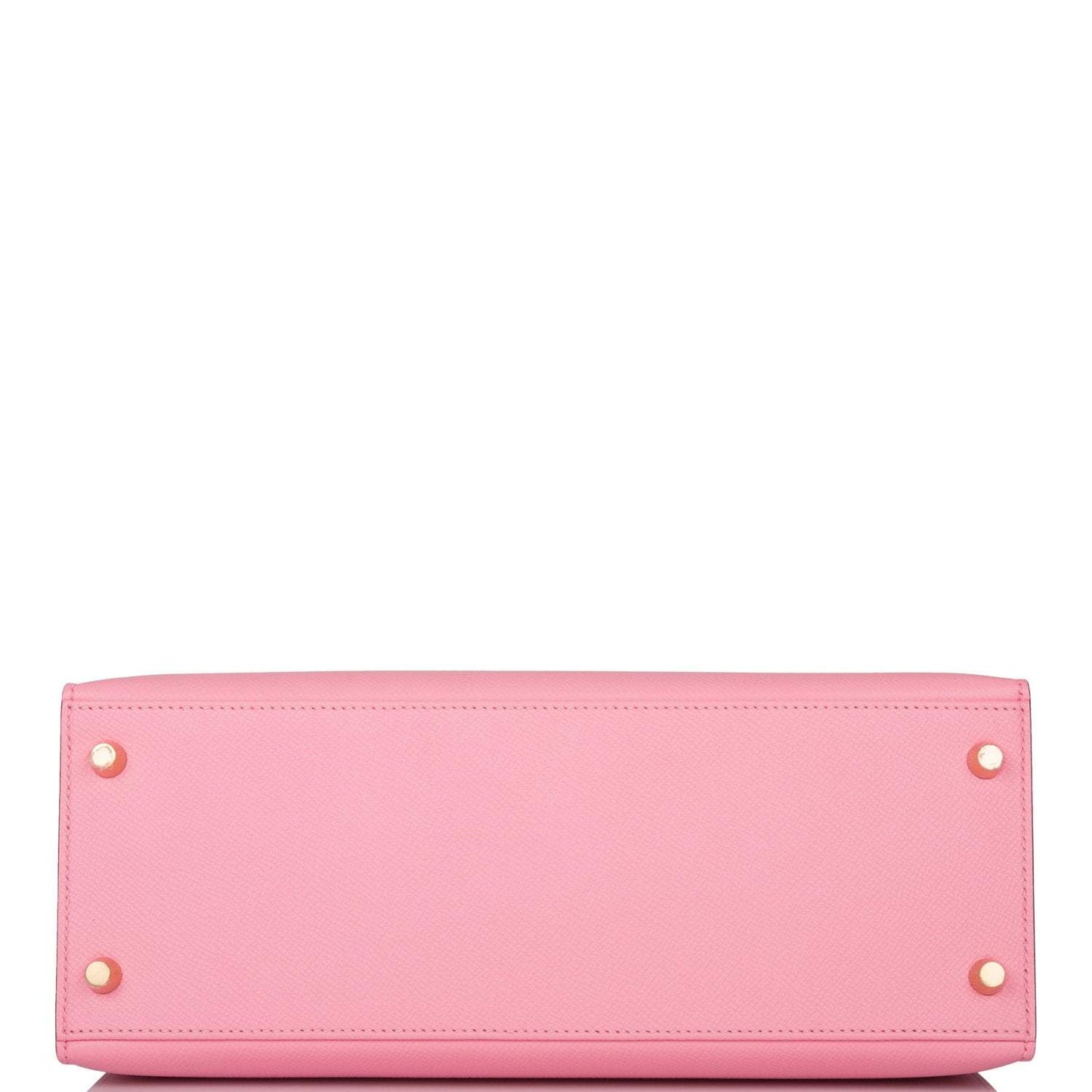 Hermes Horseshoe Stamp HSS Rose Confetti Verso Epsom Sellier Kelly 28cm Gold Hardware