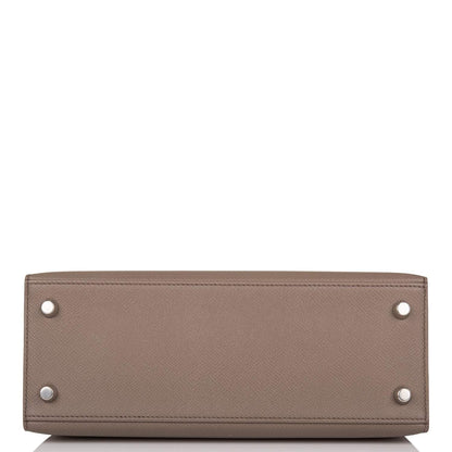 Hermes Etain Epsom Sellier Kelly 25cm Palladium Hardware