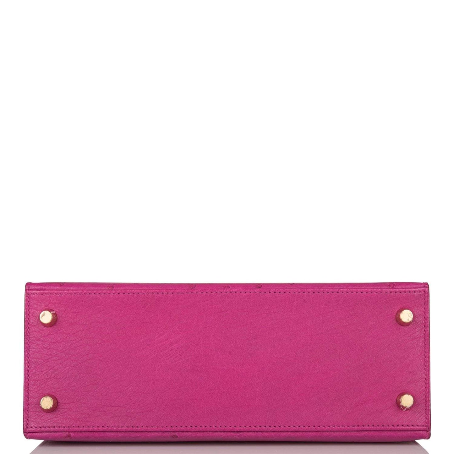 Hermes Horseshoe Stamp HSS Bi-Color Rose Pourpre Gris Agate Ostrich Sellier Kelly 25cm Brushed Gold Hardware