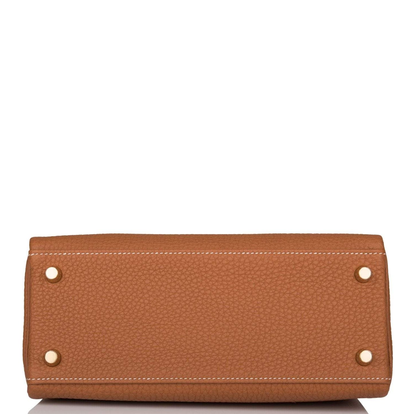 Hermes Gold Togo Retourne Kelly 25cm Gold Hardware