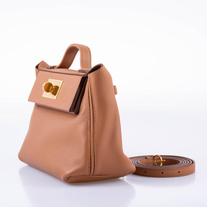 Hermes 24/24 21 Gold Evercolor Swift Leather Gold Hardware 2021 Z