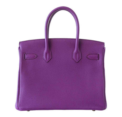 Hermes Birkin 30 Anemone Togo Leather Gold Hardware