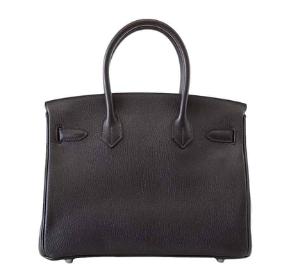 Hermès Birkin 30 Bag Black Chevre PHW