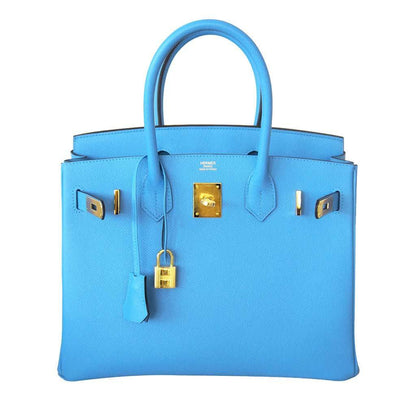 Hermès Birkin 30 Blue Paradise Epsom Bag GHW