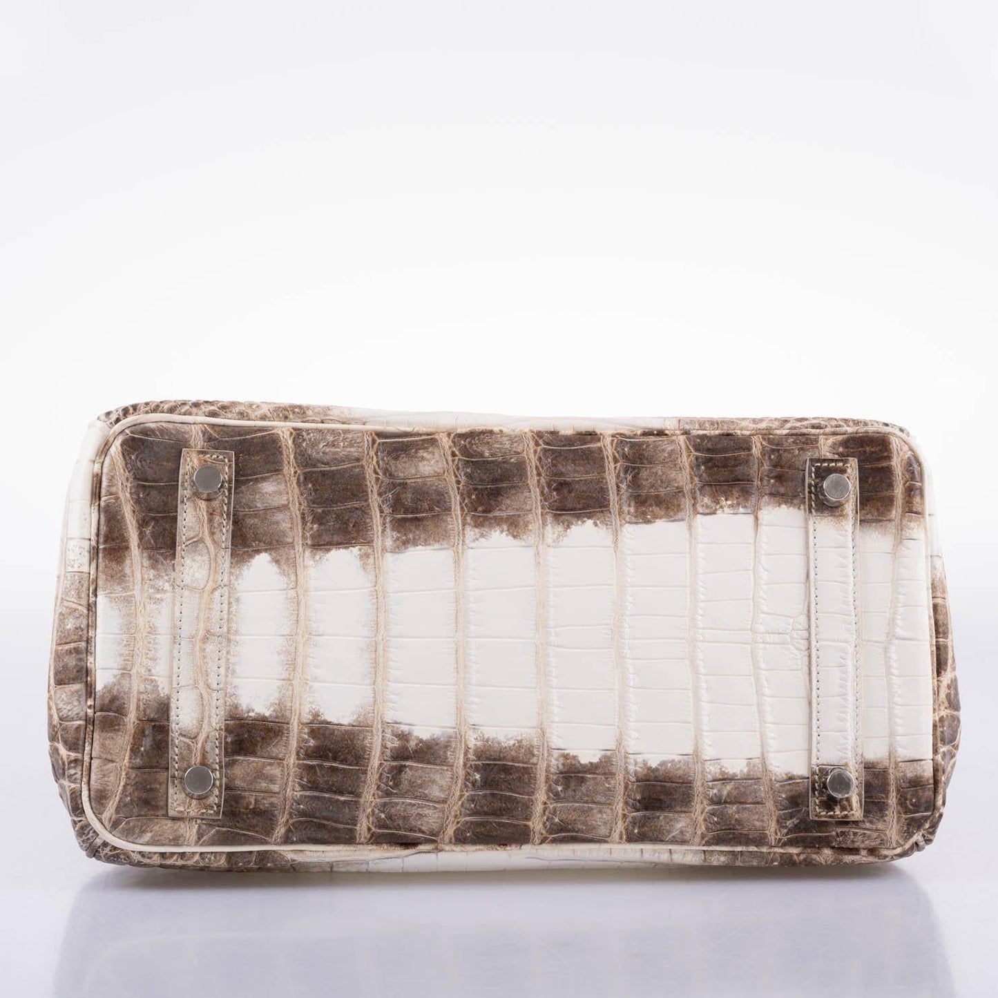 Hermes Birkin 30 Matte Himalayan Niloticus Crocodile Palladium Hardware 2010 N Square