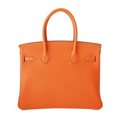 Hermès Birkin 30 Bag Orange Togo Leather