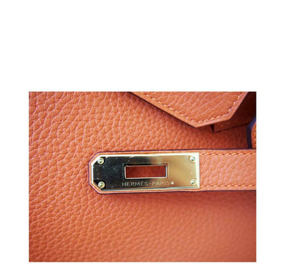 Hermès Birkin 30 Bag Orange Togo Leather