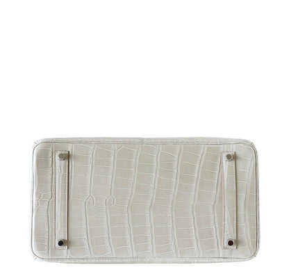 Hermès Birkin 35 Alligator Beton Bag PHW