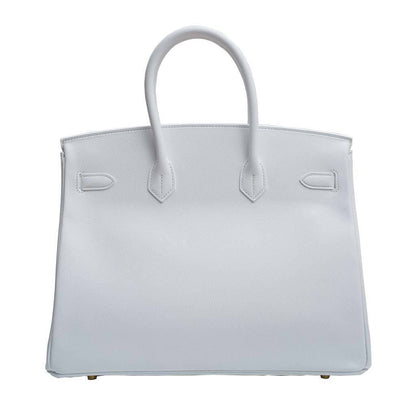 Hermès Birkin 35 Blanc Epsom Bag GHW