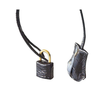 Hermès Birkin 35 Crocodile Bag Black GHW