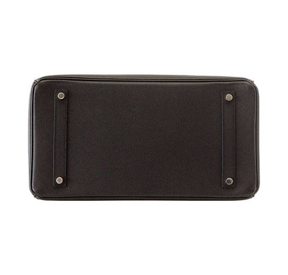 Hermes Birkin 35 Jet Black Epsom Leather Palladium Hardware