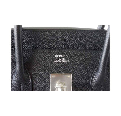 Hermes Birkin 35 Jet Black Epsom Leather Palladium Hardware