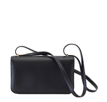 Hermes Constance Elan Black Swift Leather Gold Hardware
