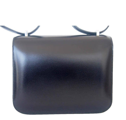 Hermes Constance Mini 18 Black Box Leather Lizard Palladium Hardware