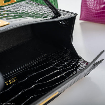 Hermes Kelly Pochette Cactus Alligator