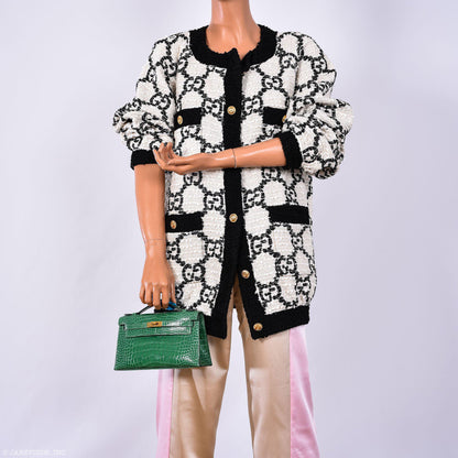 Hermes Kelly Pochette Cactus Alligator