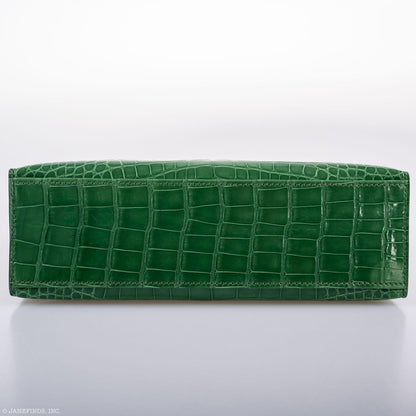 Hermes Kelly Pochette Cactus Alligator