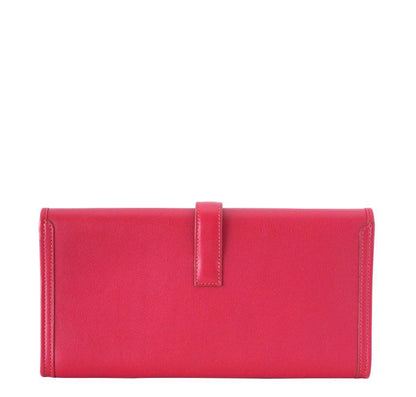 Hermes Jige 29 Rubis Swift Leather Clutch