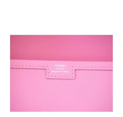 Hermes Jige 29 Rose Confetti Epsom Leather Clutch