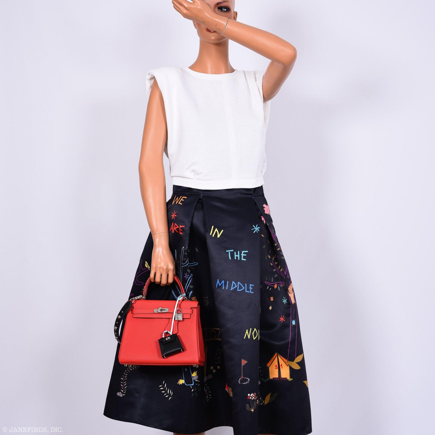 Hermes Kelly 25 Retourne Rouge Pivoine Togo