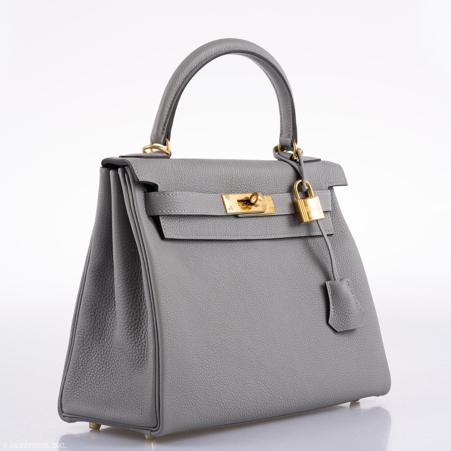 Hermes Kelly 28 HSS Retourne Gris Mouette Togo