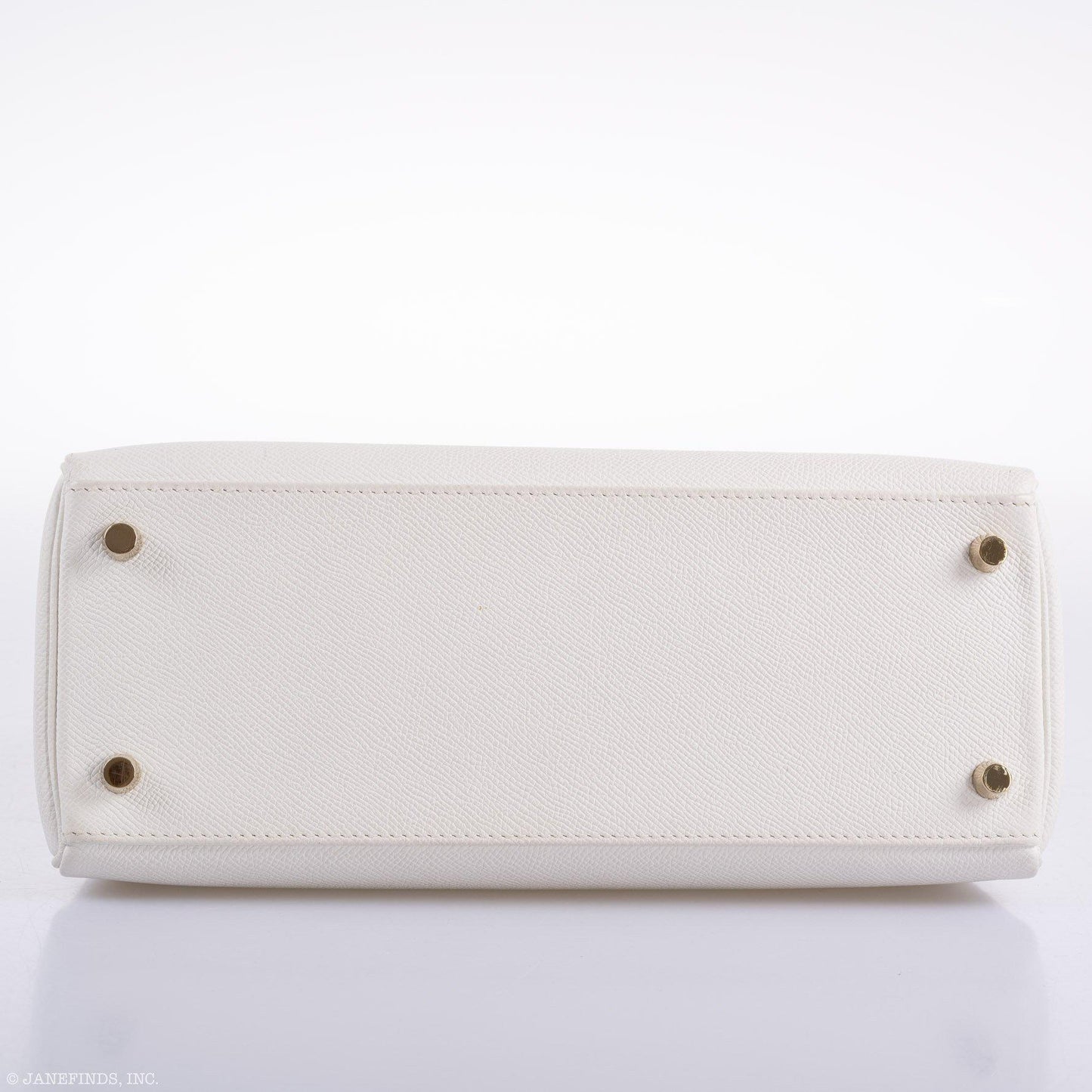 Hermes Kelly 28 Retourne White Epsom