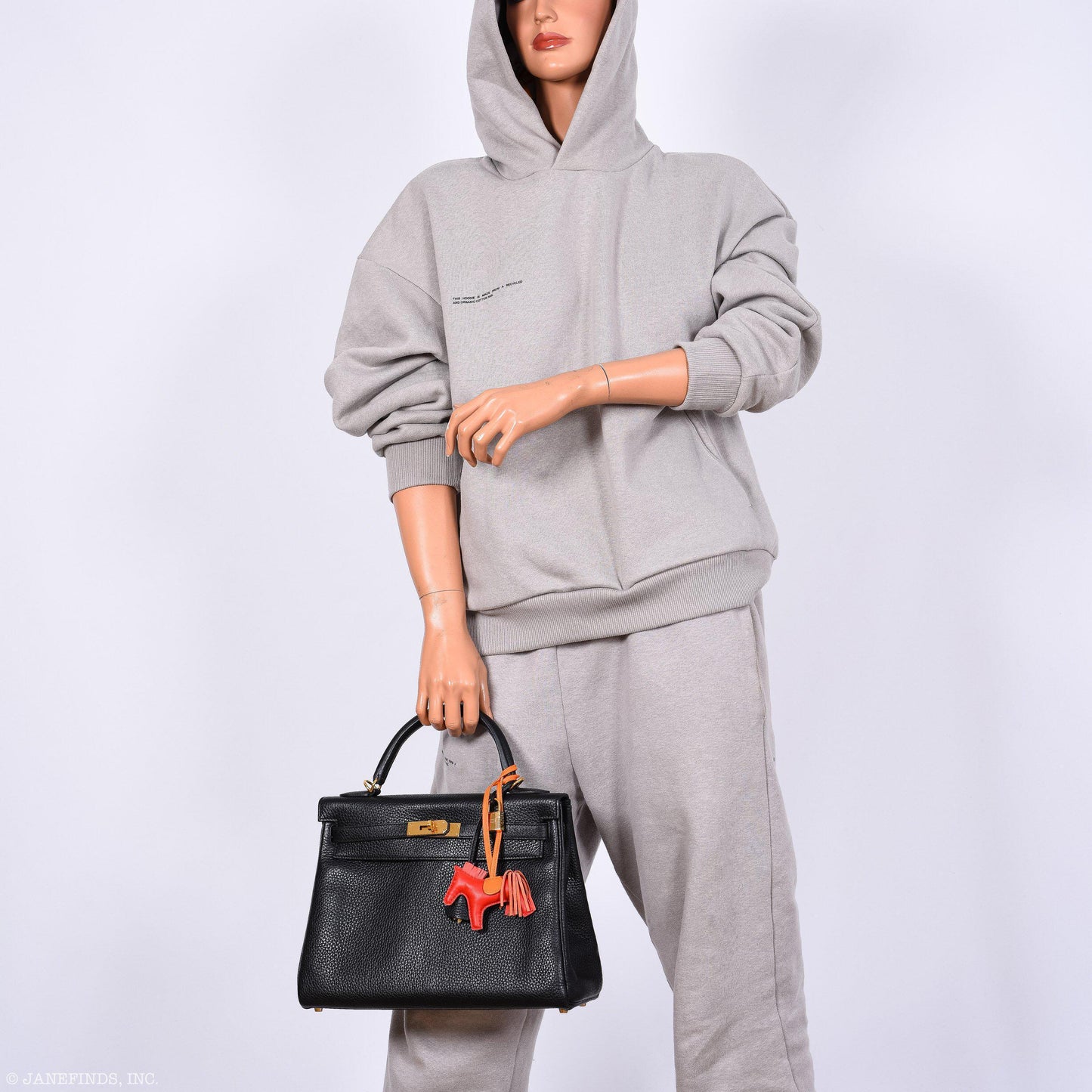 Hermes Kelly 32 Black Togo