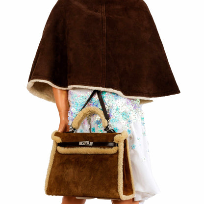 Hermes Kelly 35 Retourne Teddy Shearling