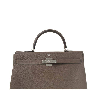 Hermès Kelly 35 Taupe Bag PHW
