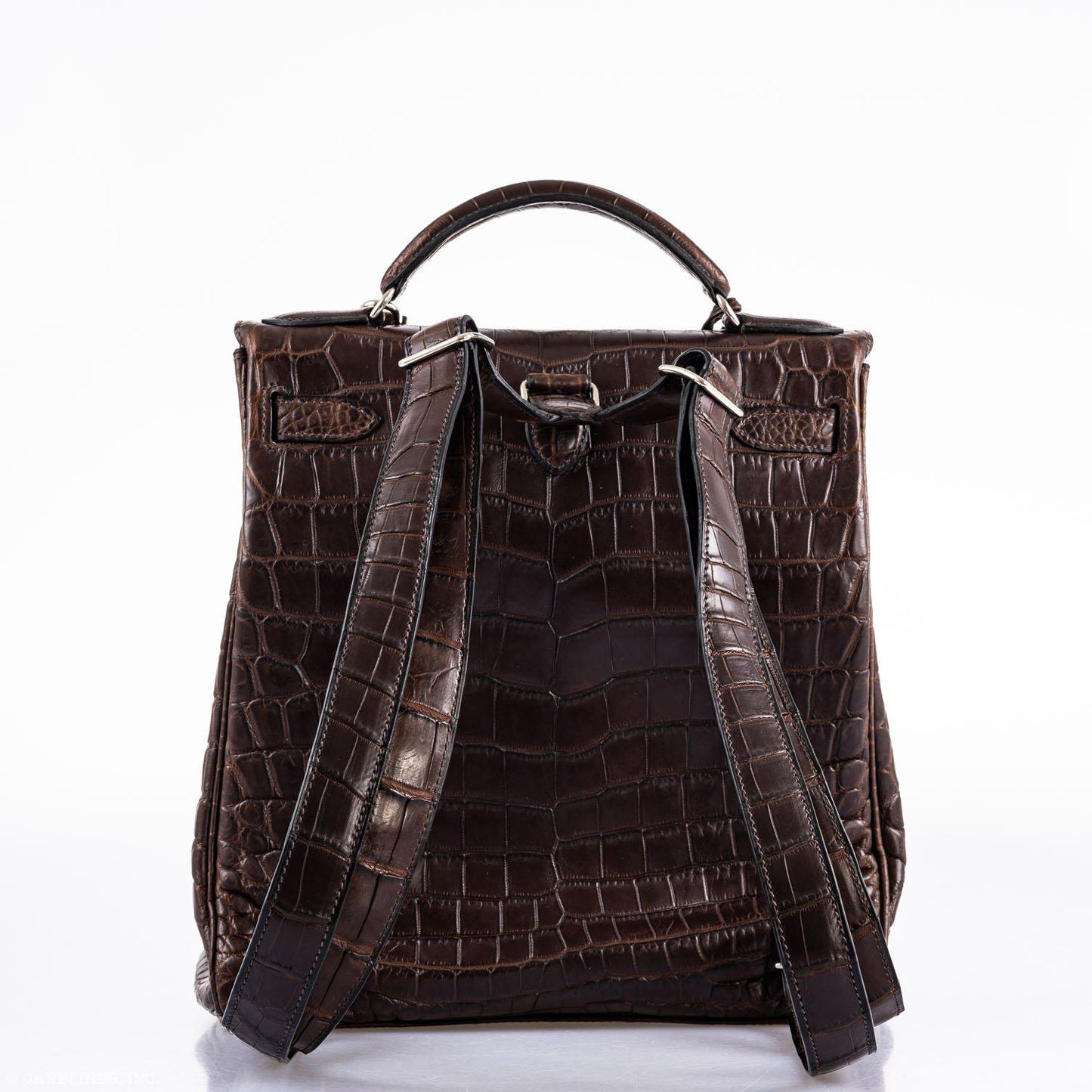Hermes Kelly Ado 27 Matte Havane Nilo Crocodile
