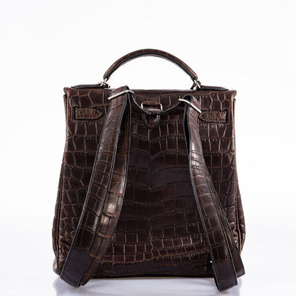 Hermes Kelly Ado 27 Matte Havane Nilo Crocodile