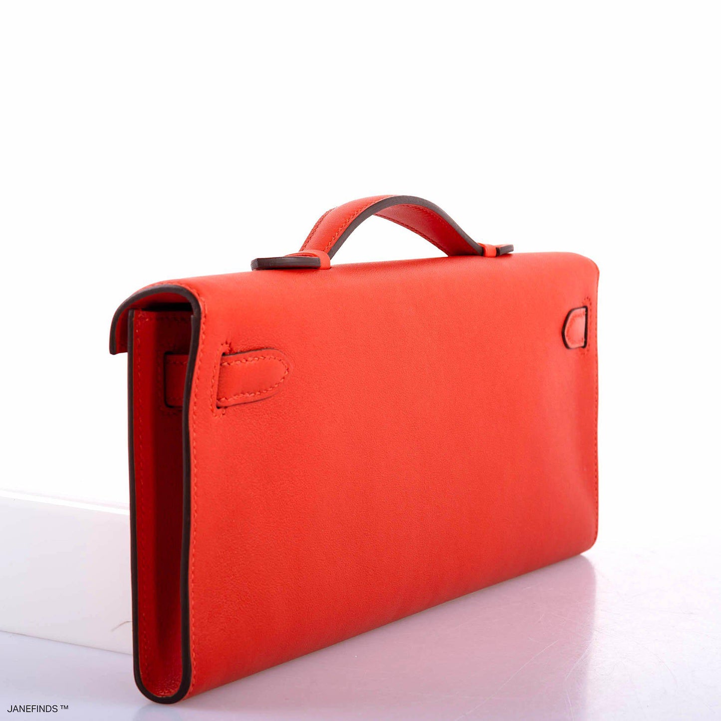 Short Title Hermes Kelly Cut Capucine Swift