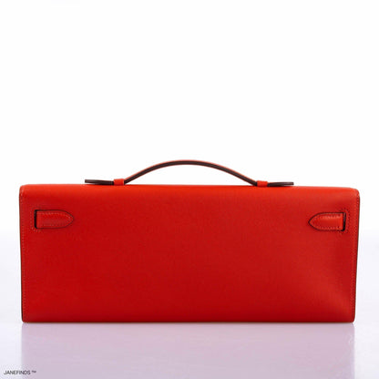 Short Title Hermes Kelly Cut Capucine Swift