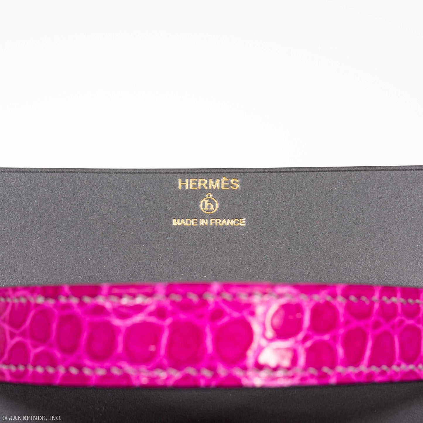 Hermes petit h Minaudiere Porosus Crocodile