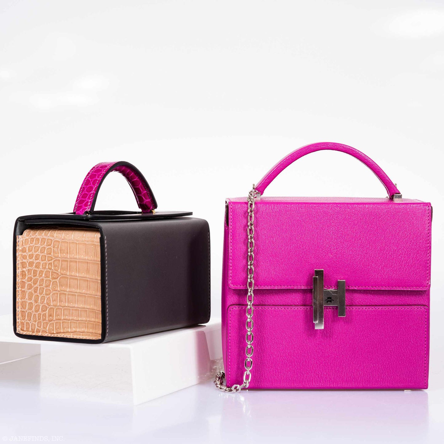 Hermes petit h Minaudiere Porosus Crocodile