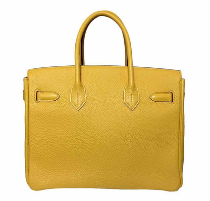 Hermes Birkin 30 Soleil Yellow Togo Leather Palladium Hardware