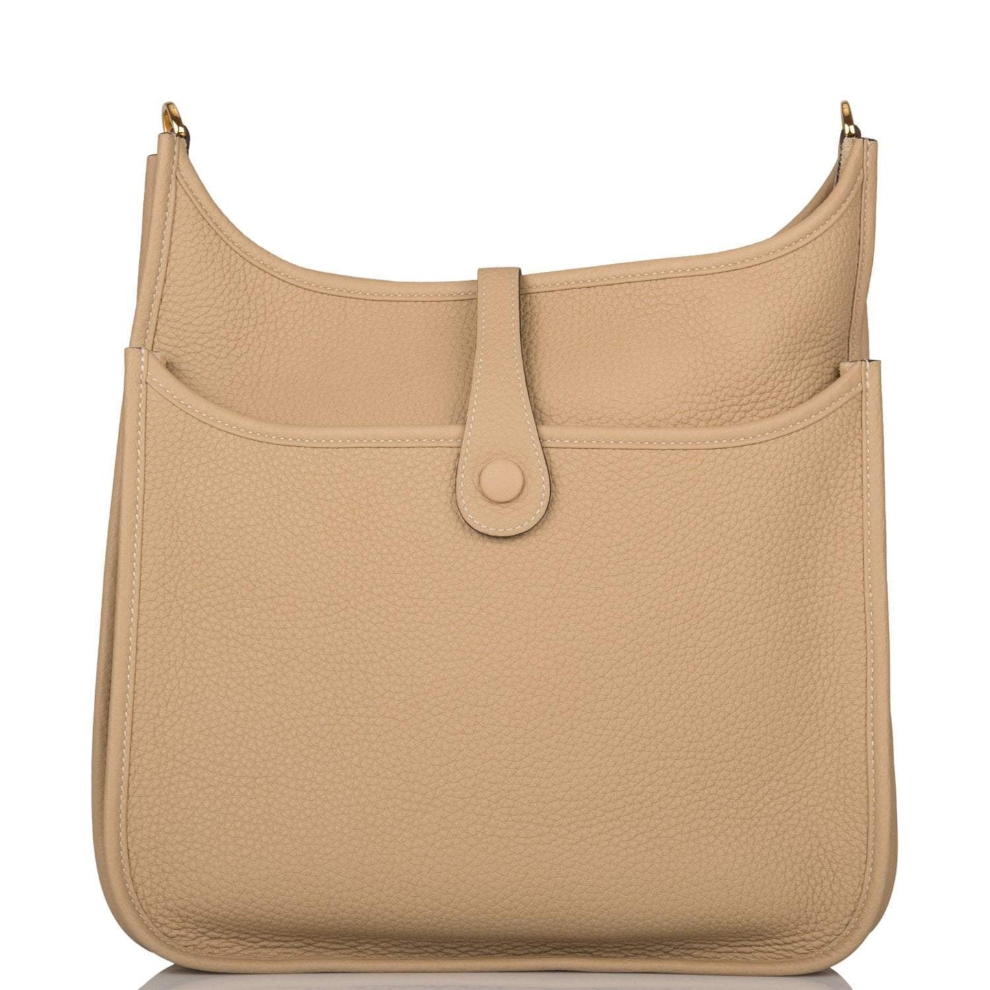 Hermes Evelyne III PM Trench Clemence Leather Gold Hardware