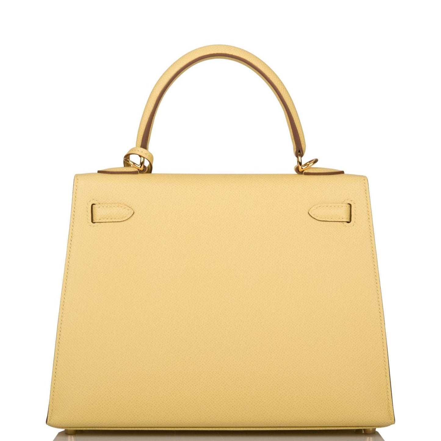 Hermes Kelly 25 Sellier Jaune Poussin