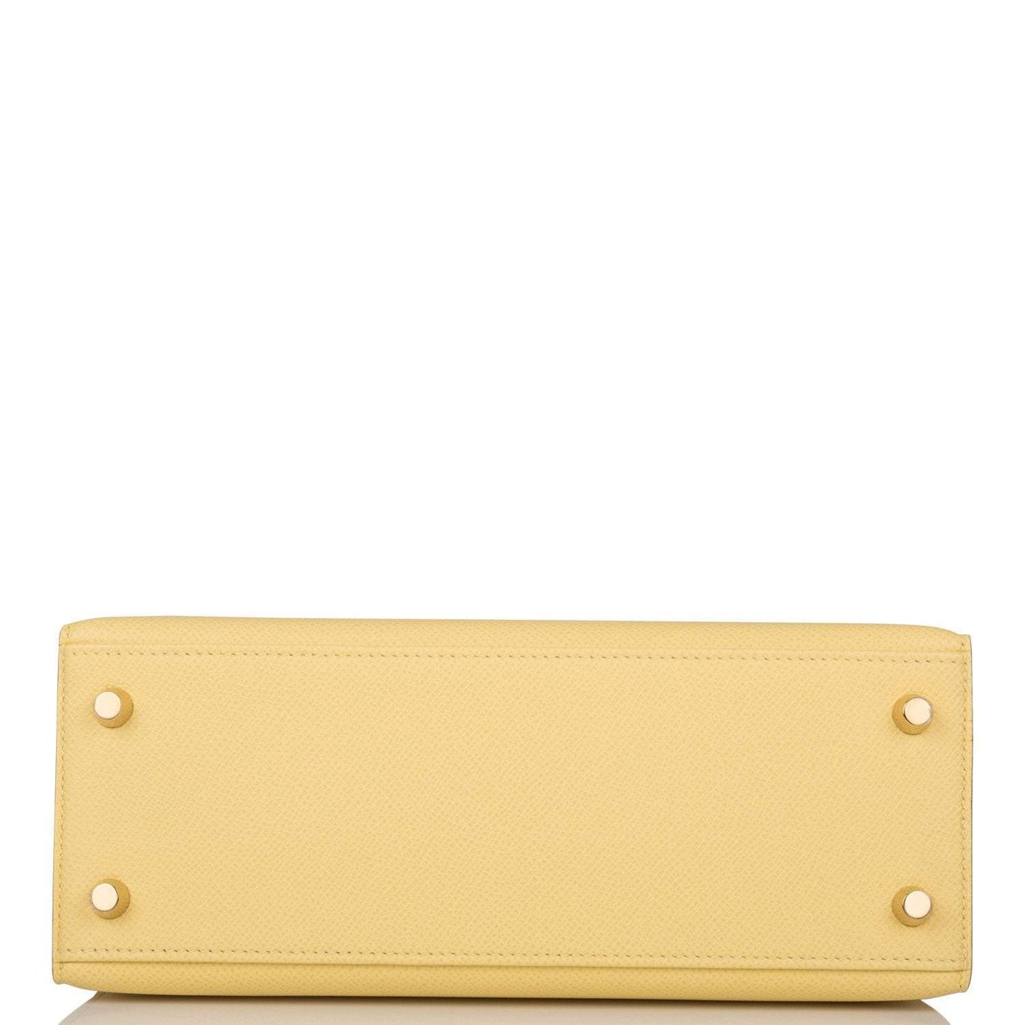Hermes Kelly 25 Sellier Jaune Poussin