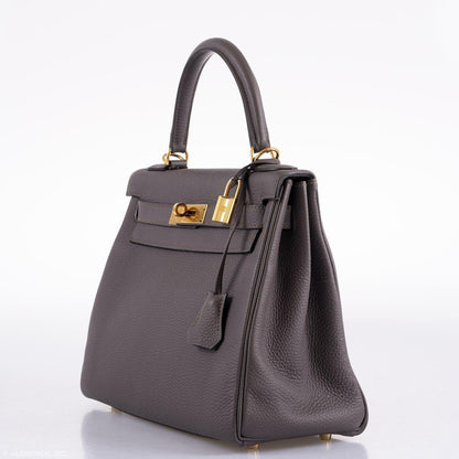 Hermes Kelly 28 Retourne Etain Togo
