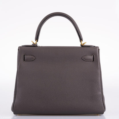 Hermes Kelly 28 Retourne Etain Togo