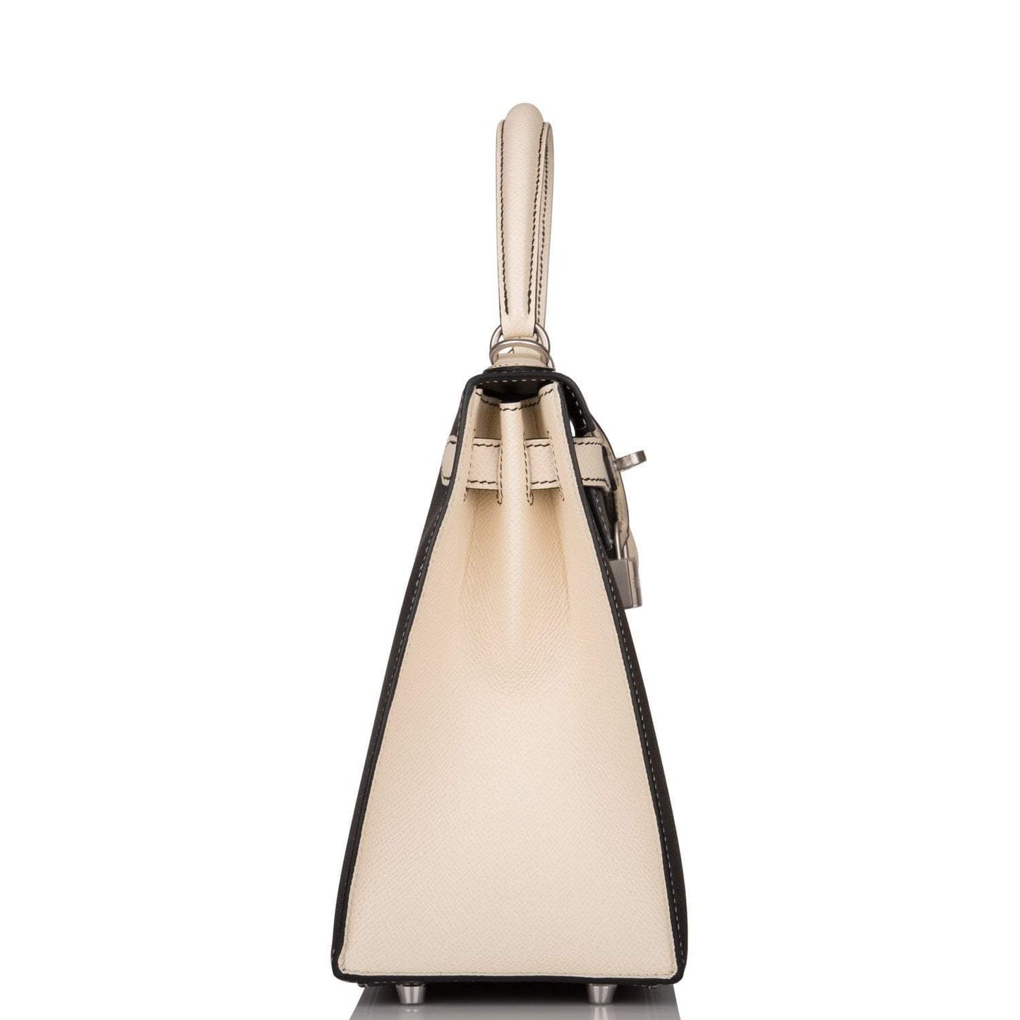 Hermes Kelly 28 Bi-Color Black Craie