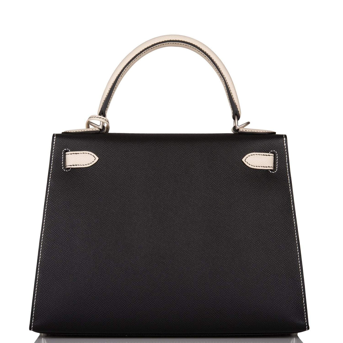 Hermes Kelly 28 Bi-Color Black Craie