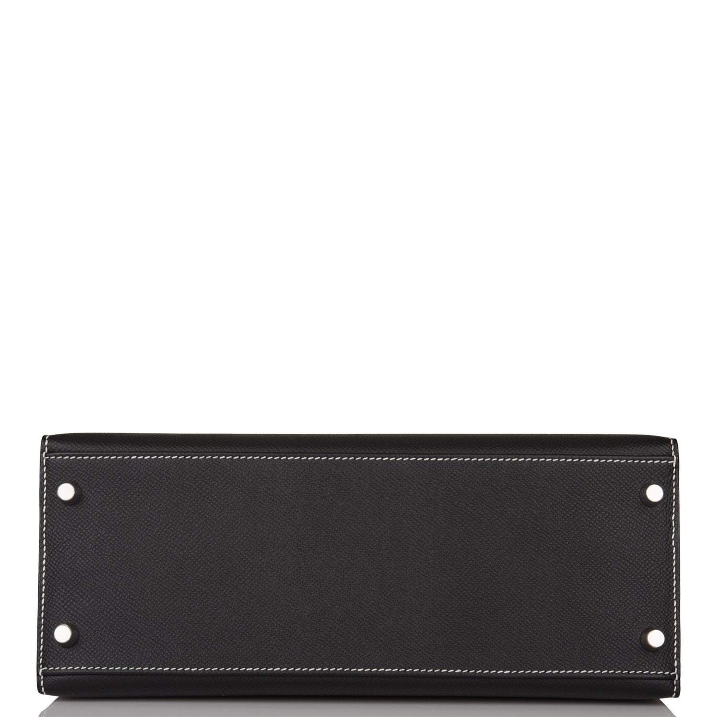 Hermes Kelly 28 Bi-Color Black Craie